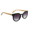 Bamboo Wood Vintage Sunglasses - Style #W8005 Black