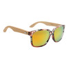 Bamboo Wood California Classics - Style #W8008 Dark Pattern w/Gold Revo Lens