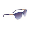 Chic Diamond Etched Metal Temple Sunglasses - Style #878 Blue