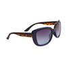 Subtle Cat Eye Fashion Sunglasses - Style #875 Navy Blue/Tortoise