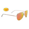 Mirror Aviator Sunglasses - Style #6111 Red/Gold Flash Mirror