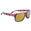 Camouflage Unisex Sunglasses - Style #6086 Pink w/Gold Flash Mirror