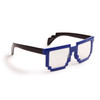 Blue & Black Pixel Glasses