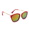 Retro Fashion Sunglasses Style #8249 Red/Gold Revo