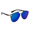 Mirrored Sunglasses - Style #8265 Blue/Green Revo