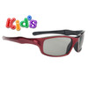 Kids Sports Sunglasses - Style #8241 Dark Red