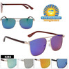 Mirrored Hipster Sunglasses - Style #8262 