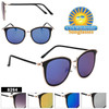 Mirrored Women's Retro Sunglasses - Style #8264