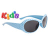 Wholesale Kid's Sunglasses 656 Blue w/ white polkadots