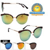 Women's Mirrored Sunglasses in Bulk  - Style #6162