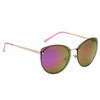 Women's Mirrored Sunglasses in Bulk  - Style #6165 Purple/Purple