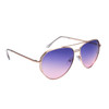 Mirrored Aviators in Bulk - Style #6170 Gold/Purple-Pink Gradient