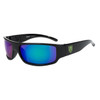 Bulk Polarized Xsportz™ Sports Sunglasses XS7047 Black/Blue-Green