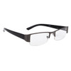 Gunmetal frames with black temples