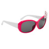Pink frames with white temples and red and white polka dot bow accent!