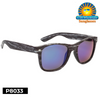 Classic Sunglasses - Style #P8033 Faux Wood! (12 pcs.)