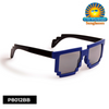  Blue Pixelated Sunglasses - Style #P8012BB (12 pcs.)