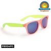 Pink and Green Mirrored Unisex Sunglasses - Style #P8004PG(12 pcs.)