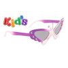 9059 Butterfly Sunglasses Lavender & Clear Frame Color