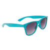 Polka Dot Wholesale Classics Sunglasses with Teal Blue Frames and Black Dots Item # 25812