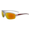 XS569 Sports Sunglasses Silver Frame w/Gold Revo Lens