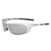 Wholesale Sports Sunglasses by Xsportz XS77 Silver Frame Black Tip