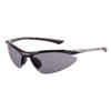 Wholesale Xsportz™ Wrap Around Sports Sunglasses - Style #XS86 Black & Silver Snake Skin