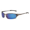 Metal Wholesale Sunglasses XS22 Gun Metal Frames w/Blue Revo Lens