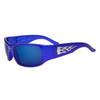 XS42 Sunglasses with Flames Blue Frame