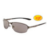 Xsportz™ Wholesale Sport Sunglasses - XS562 Gun Metal with Black with Revo lenses