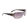 Diamond™ Eyewear Wholesale Sunglasses - Style #DI524 Black with Gun Metal