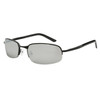 Wholesale Men's Sport Sunglasses by the Dozen - Style #  XS72 Black w/Mirror