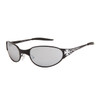 Xsportz Metal Sunglasses with Spring Hinges XS74 Black/Silver