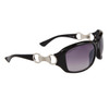 DE102 Women's Wholesale Fashion Sunglasses Black Frame Color