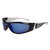 XS20 Men's Sunglasses Black Frame with Black Flames