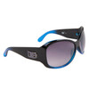 DE621 Designer Eyewear Duotone Black & Blue Frame Color