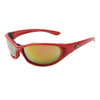 Foam Padded Sports Sunglasses XS43 Red Frame