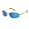 Xsportz™ Bulk Sports Sunglasses - Style # XS70 Silver/Blue Revo