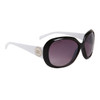 Fashion Sunglasses for Women DE114 White & Black Frame