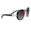 Fashion Sunglasses DE68 Transparent Forest Green Frames