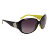 Wholesale Women's Fashion Sunglasses DE112 | Two Toned Black & Yellow Frames