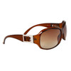 DE502 Ladies Fashion Sunglasses Brown Frame