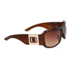 DE511 Women's Designer Sunglasses Brown Frame Color