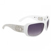 Fashion Sunglasses by DE Designer Eyewear DE539 White Frames