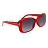 Fashion Wholesale Sunglasses 24313 Red Frame Color
