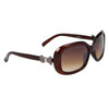#22313 Fashion Sunglasses Brown Frame Color