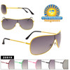 One Piece Lens Sunglasses in Six Different Frame Colors Item # 25919