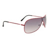 Red Frame Sunglasses One Piece Len item # 25919