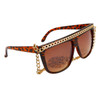 Lady Gaga Inspired Sunglasses 698 Tortoise & Gold