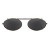 Clip On Sunglasses 2035 Dark Silver Frame